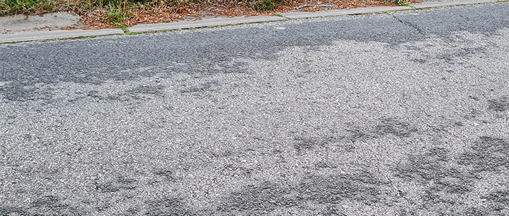 La pelade, une pathologie de voierie