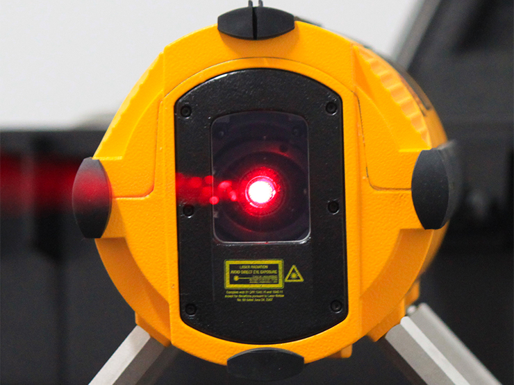 Le laser d'alignement ou niveau laser