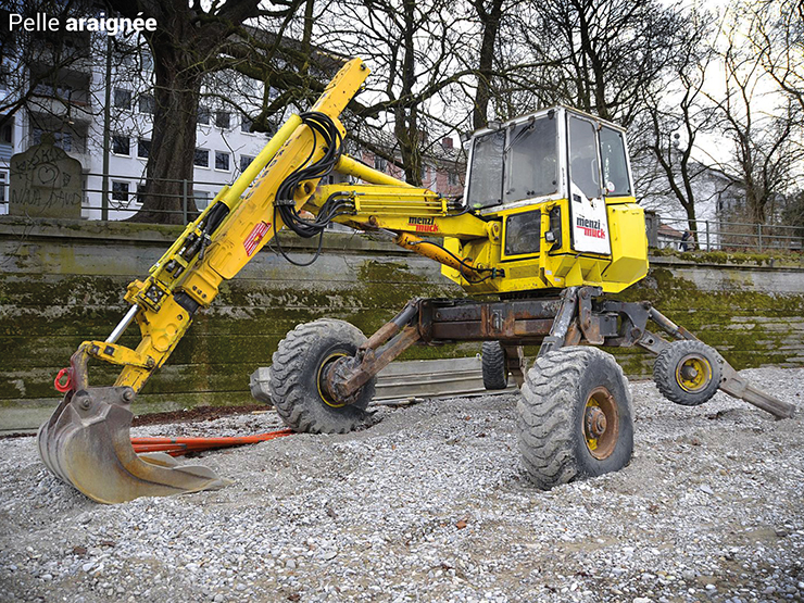 Les pelles hydrauliques