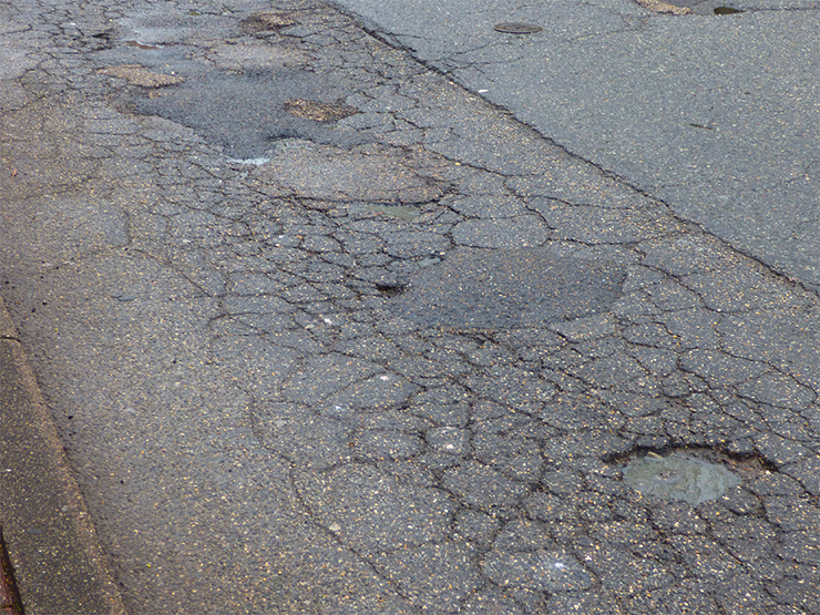 Un exemple de pathologie de voierie