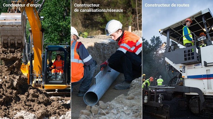 Les opérateurs de chantiers de travaux publics
