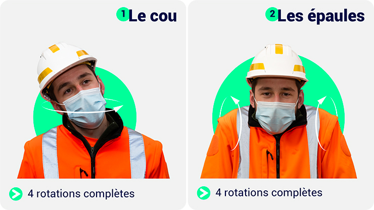 Les échauffements des articulations pour prévenir les TMS