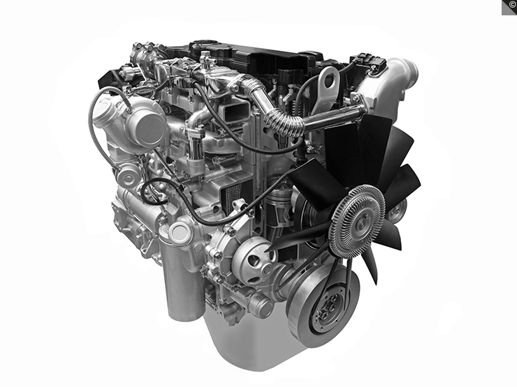 Les pistons d'un moteur diesel