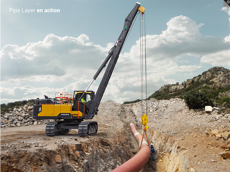 Le pipe layer en action