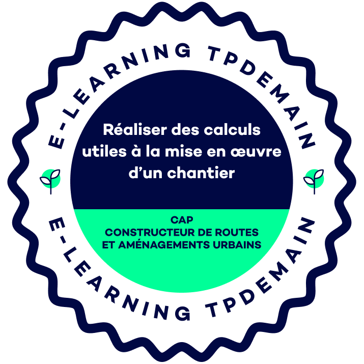 Open badge — Calculs utiles à la mise en œuvre d’un chantier
